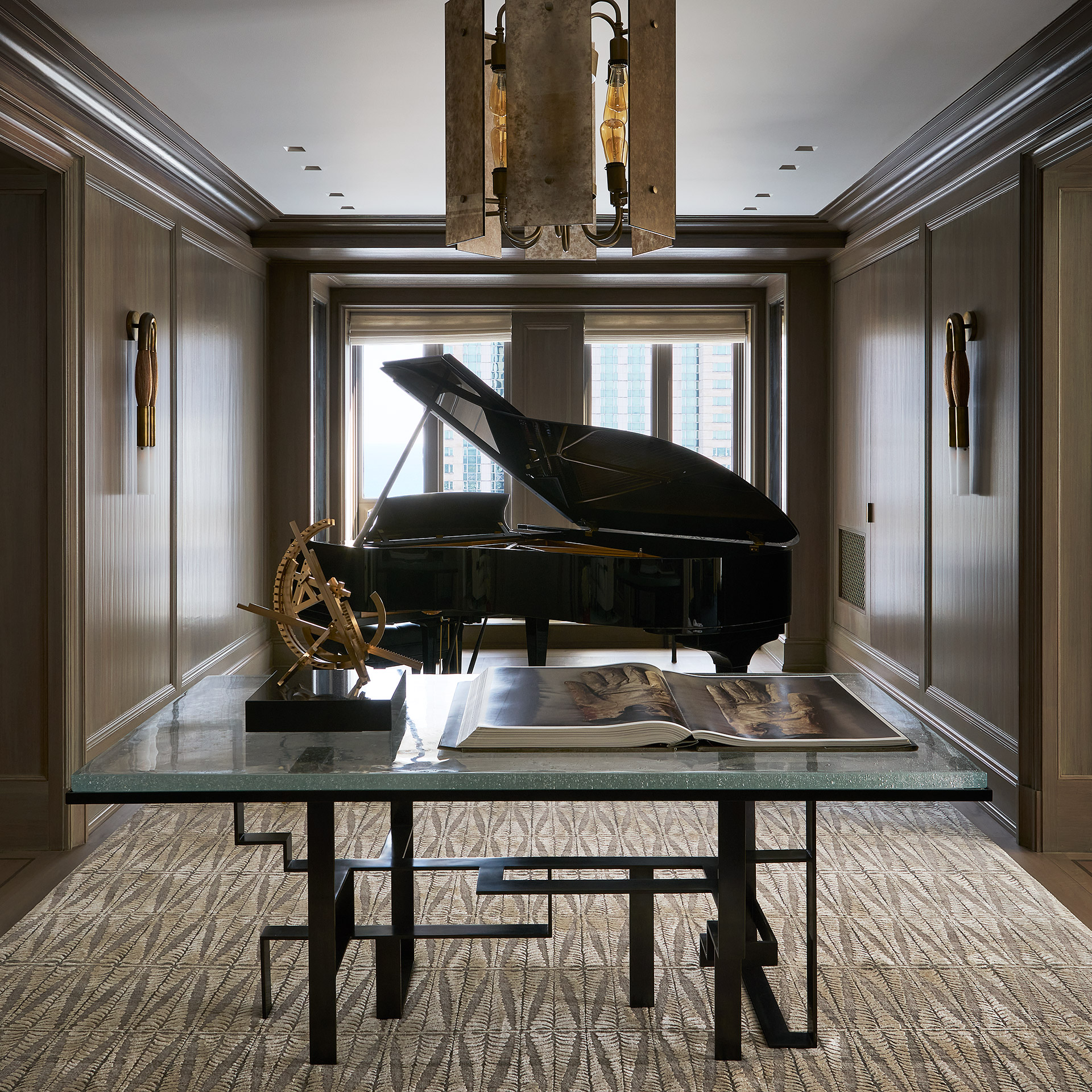 Chicago Luxury Home Builders - Waldorf Astoria piano