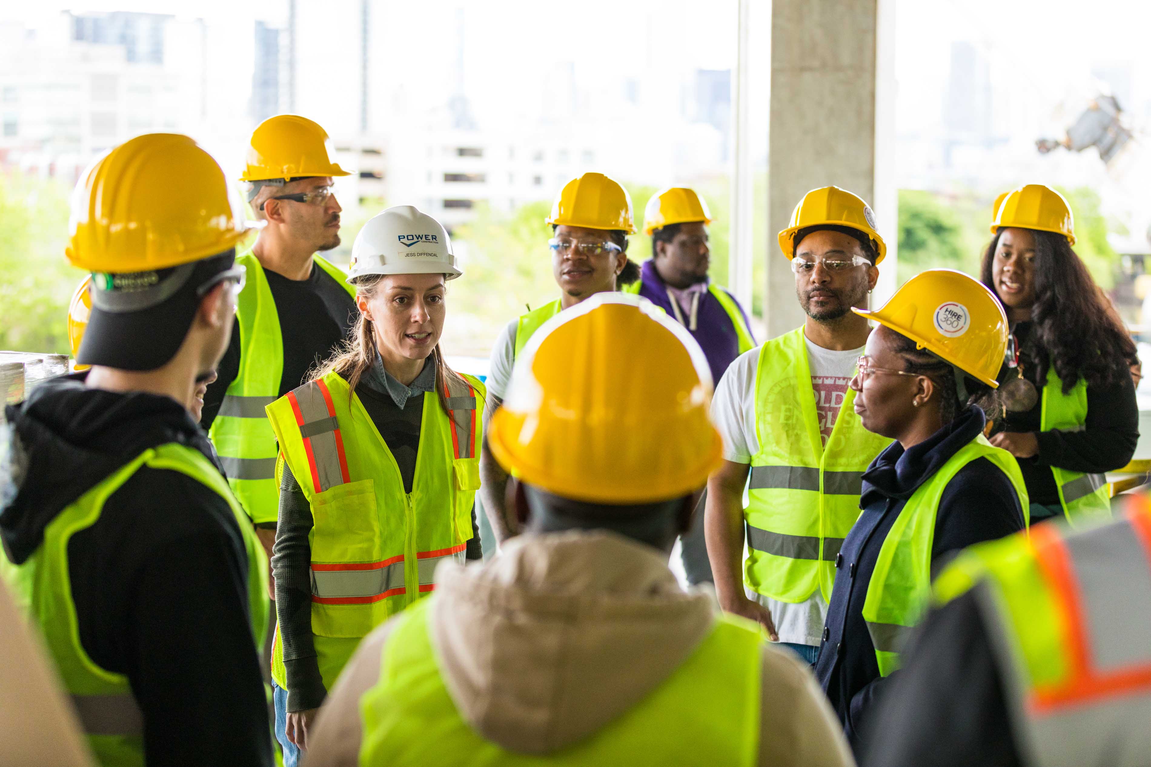 Power Construction Lincoln Yards Community Development Hire 360 Sterling Bay Site Tour