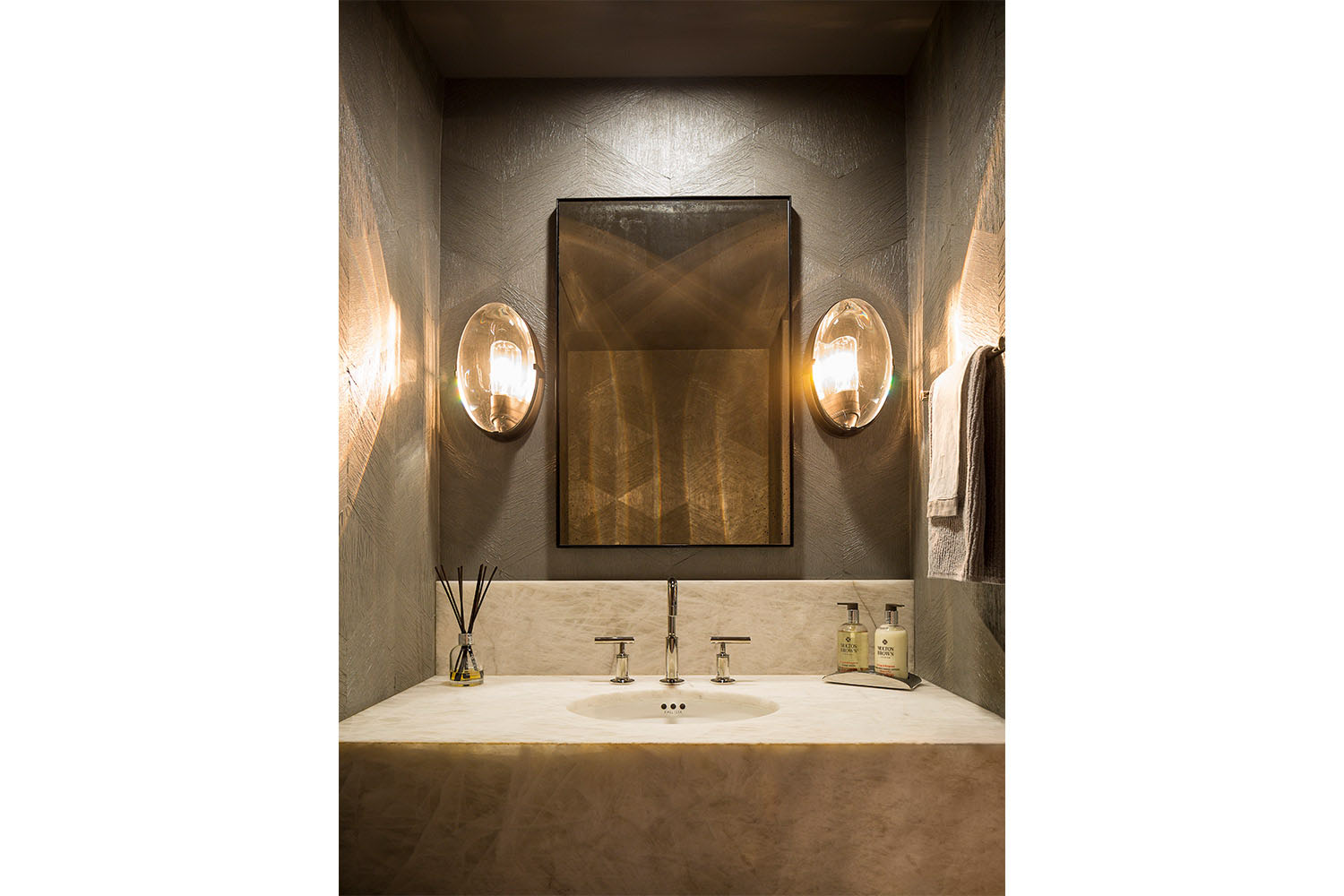 Chicago Luxury Home Builders - One Magnificent Mile bathroom vanity