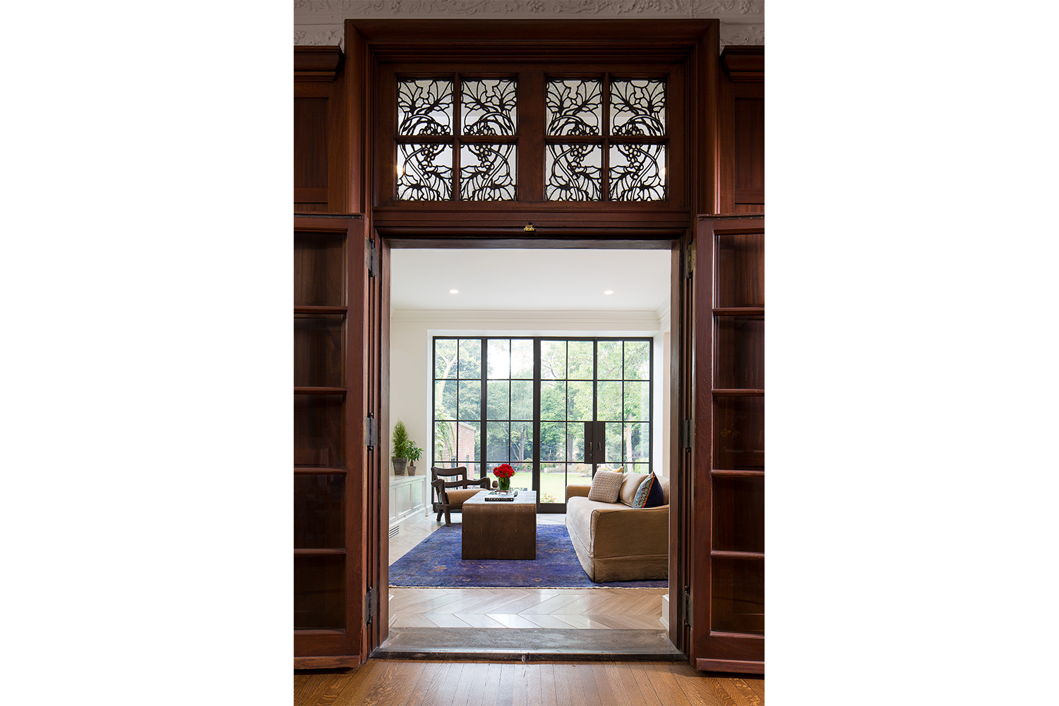 Historic Home Restoration & Renovation - Hyde Park Chicago living room