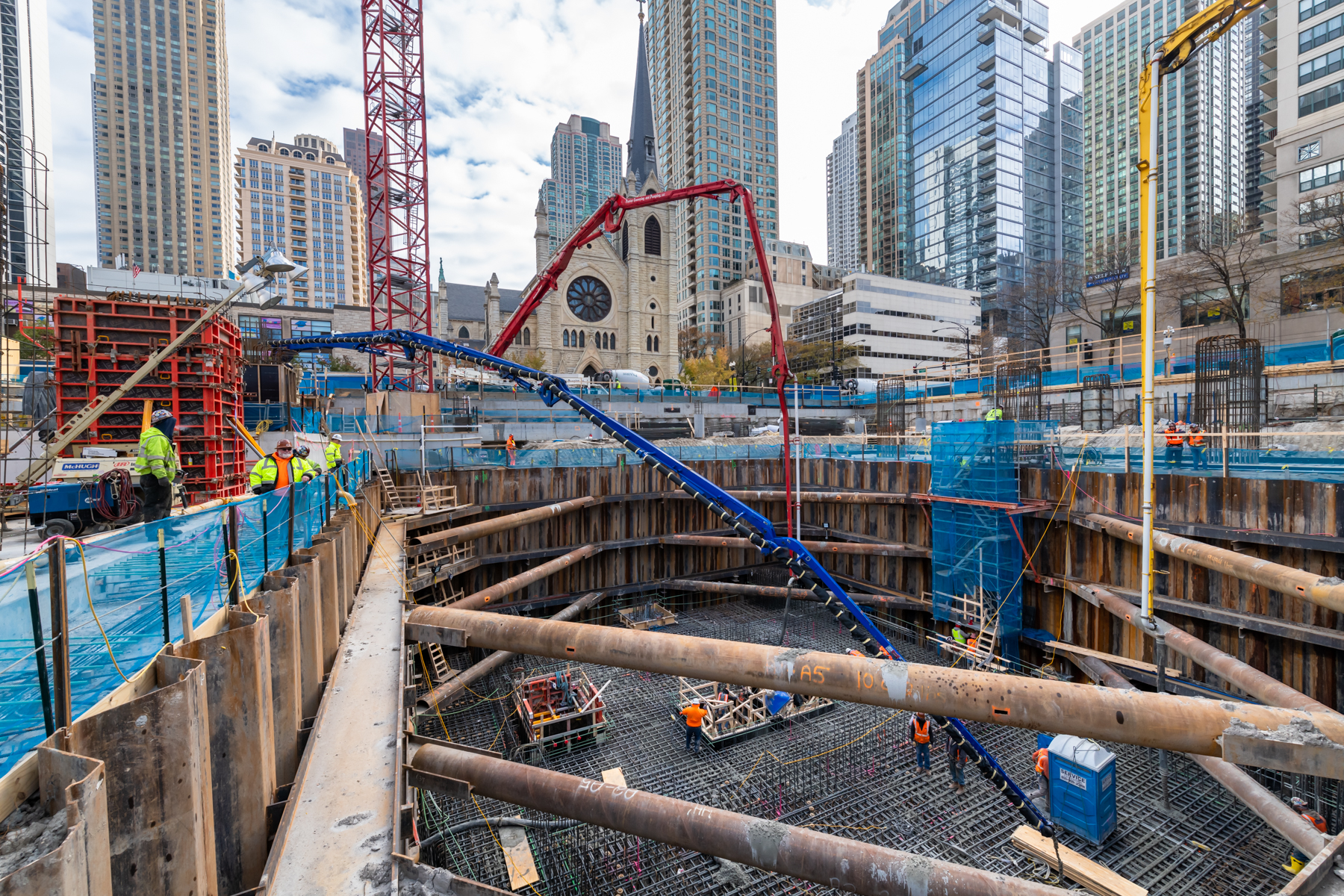 One Chicago Concrete pour