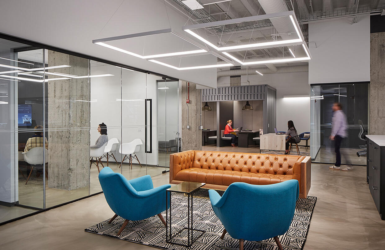 Kelloggs Merchandise Mart Open Concept Office Renovation Project