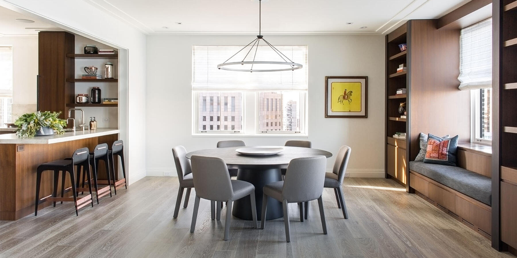 Luxury Residential Home Construction - Drake Tower Chicago dining room