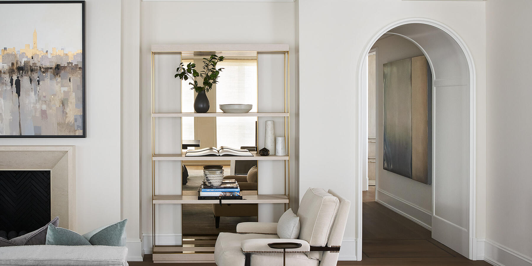 Chicago Luxury Home Builders - Waldorf Astoria living room