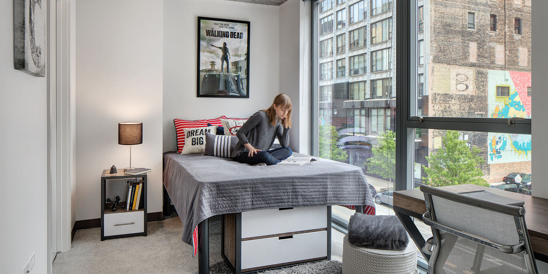 Luxury Apartment Complex Construction - 30 East single bedroom interior