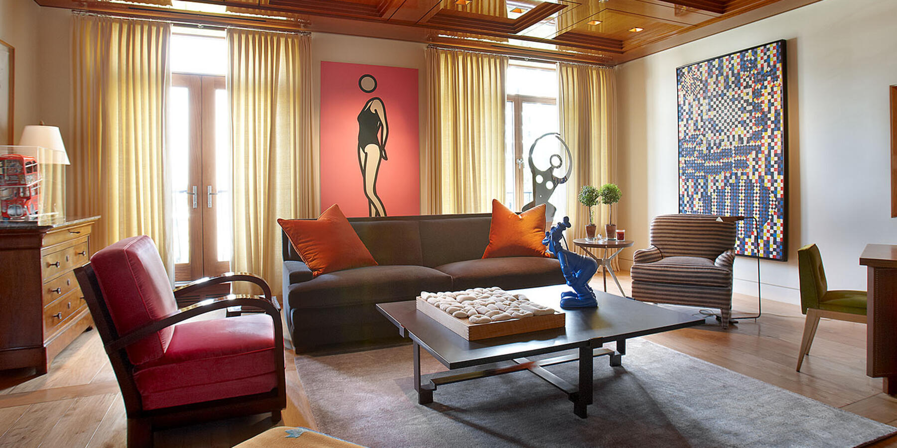 Luxury Home Construction & Renovation - 65 E Goethe Chicago interior living room