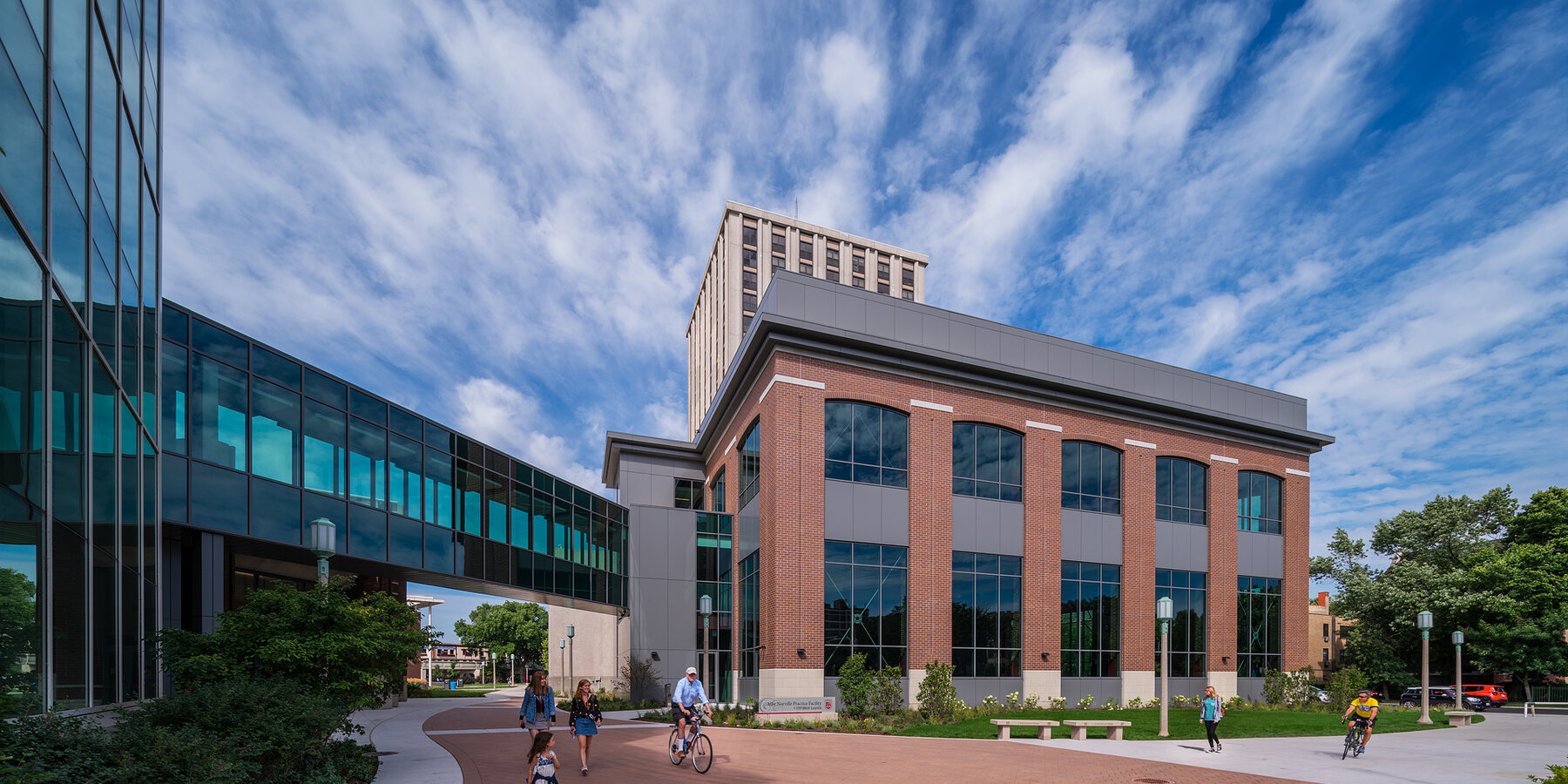Education construction - Loyola University Alfie Norville Practice Facility exterior