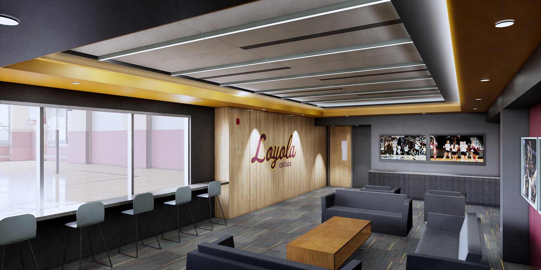 Higher Education Construction - Loyola University Alfie Norville interior