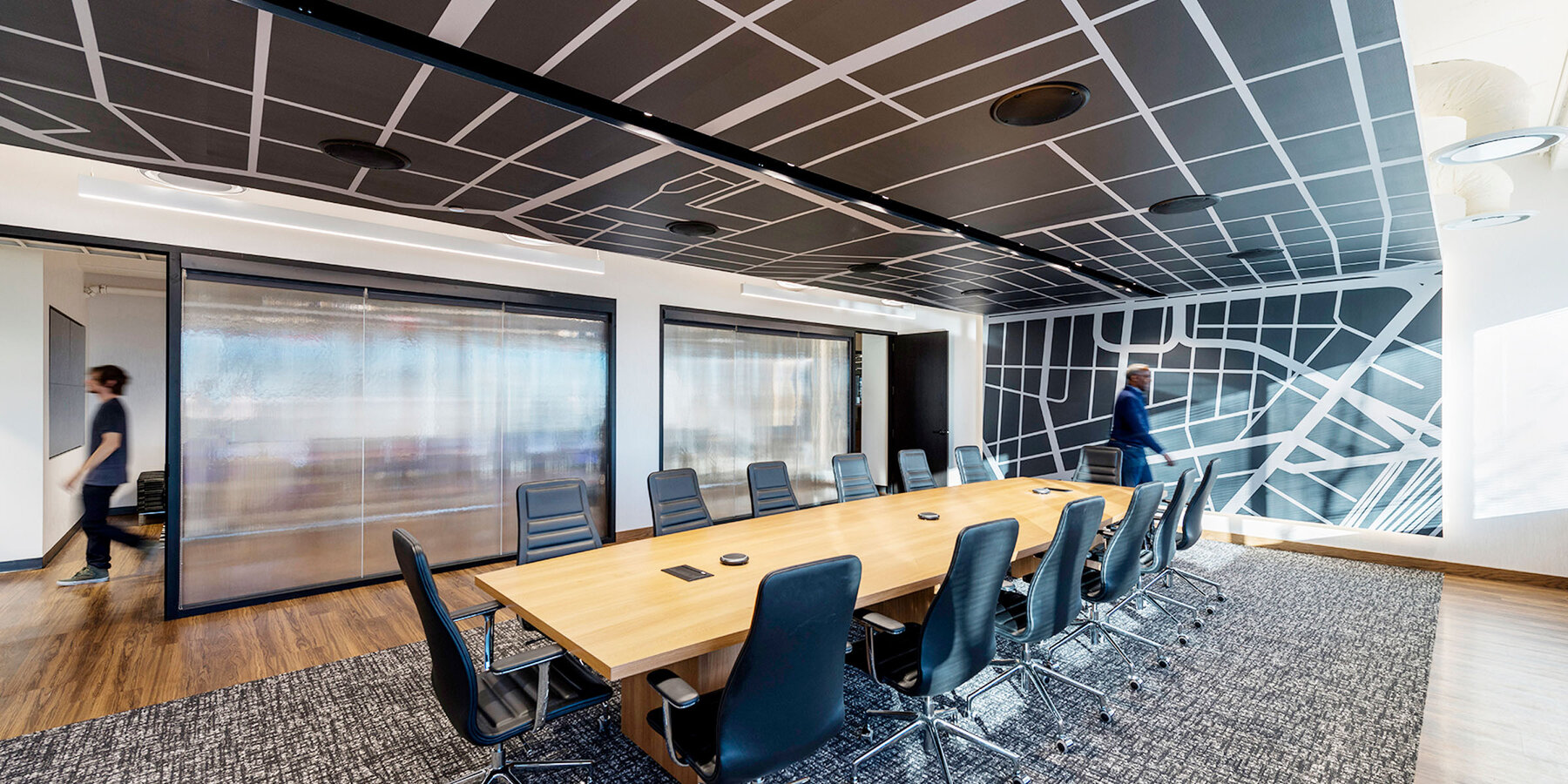 Interior Construction Company - Atlas Financial conference room