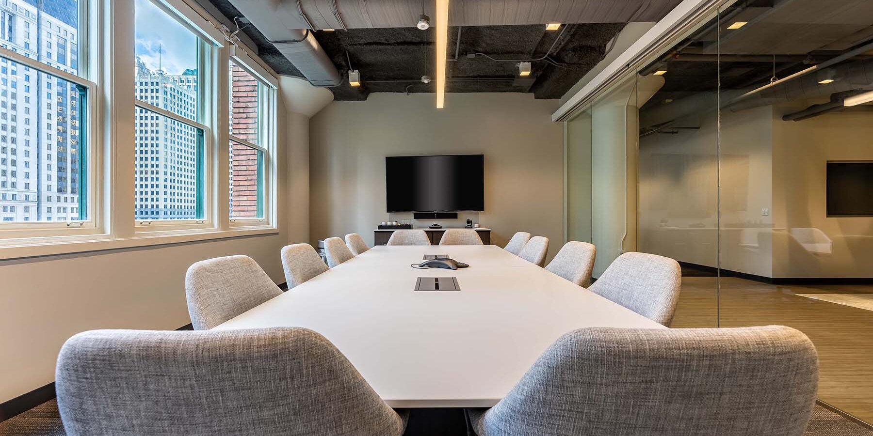 INTERIOR CORPORATE CONSTRUCTION - LEVIN AND PERCONTI BOARD ROOM