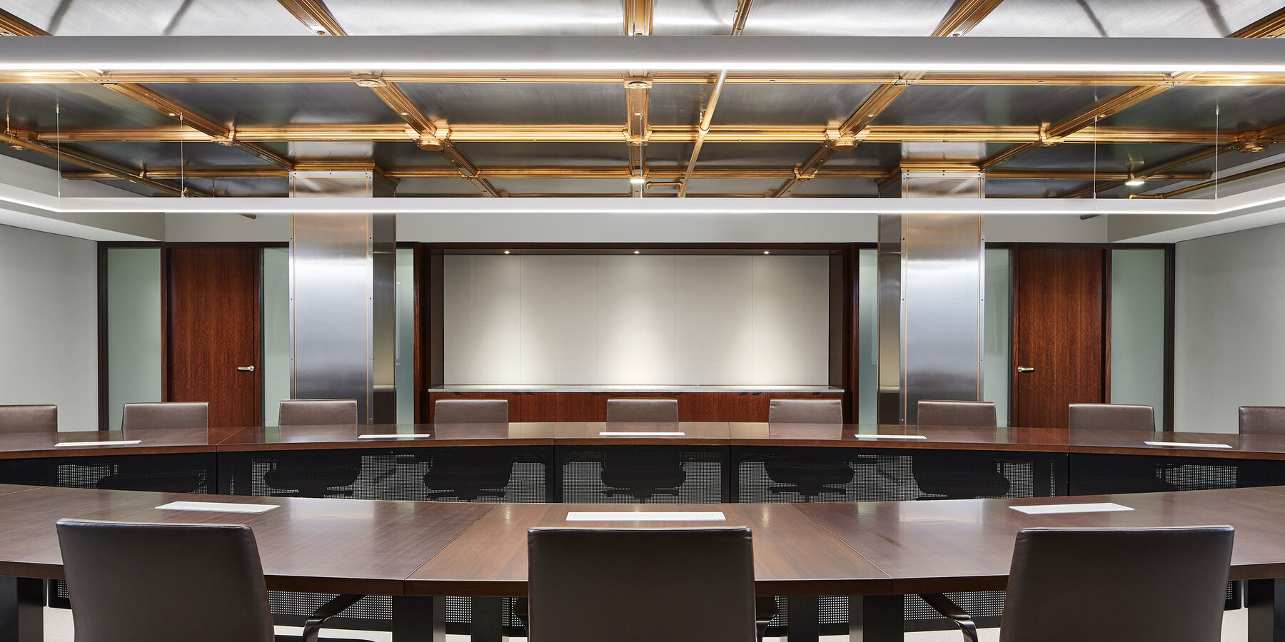 Interior Corporate Construction - CIBC Chicago interior meeting space