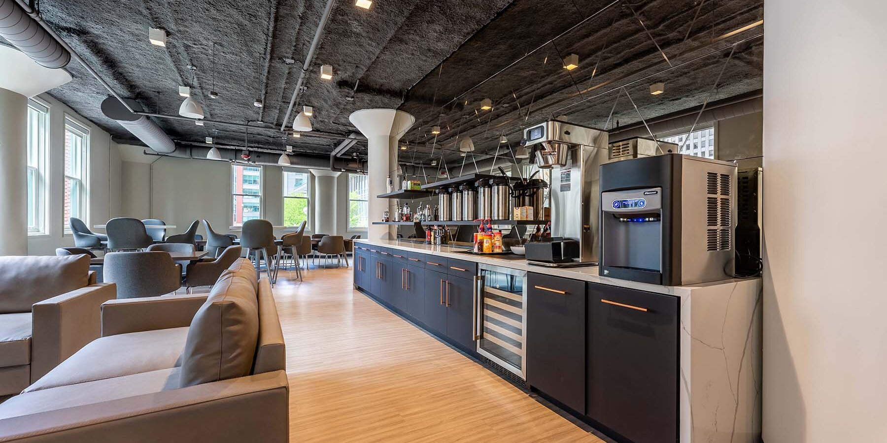 INTERIOR CORPORATE CONSTRUCTION - LEVIN AND PERCONTI COFFEE BAR