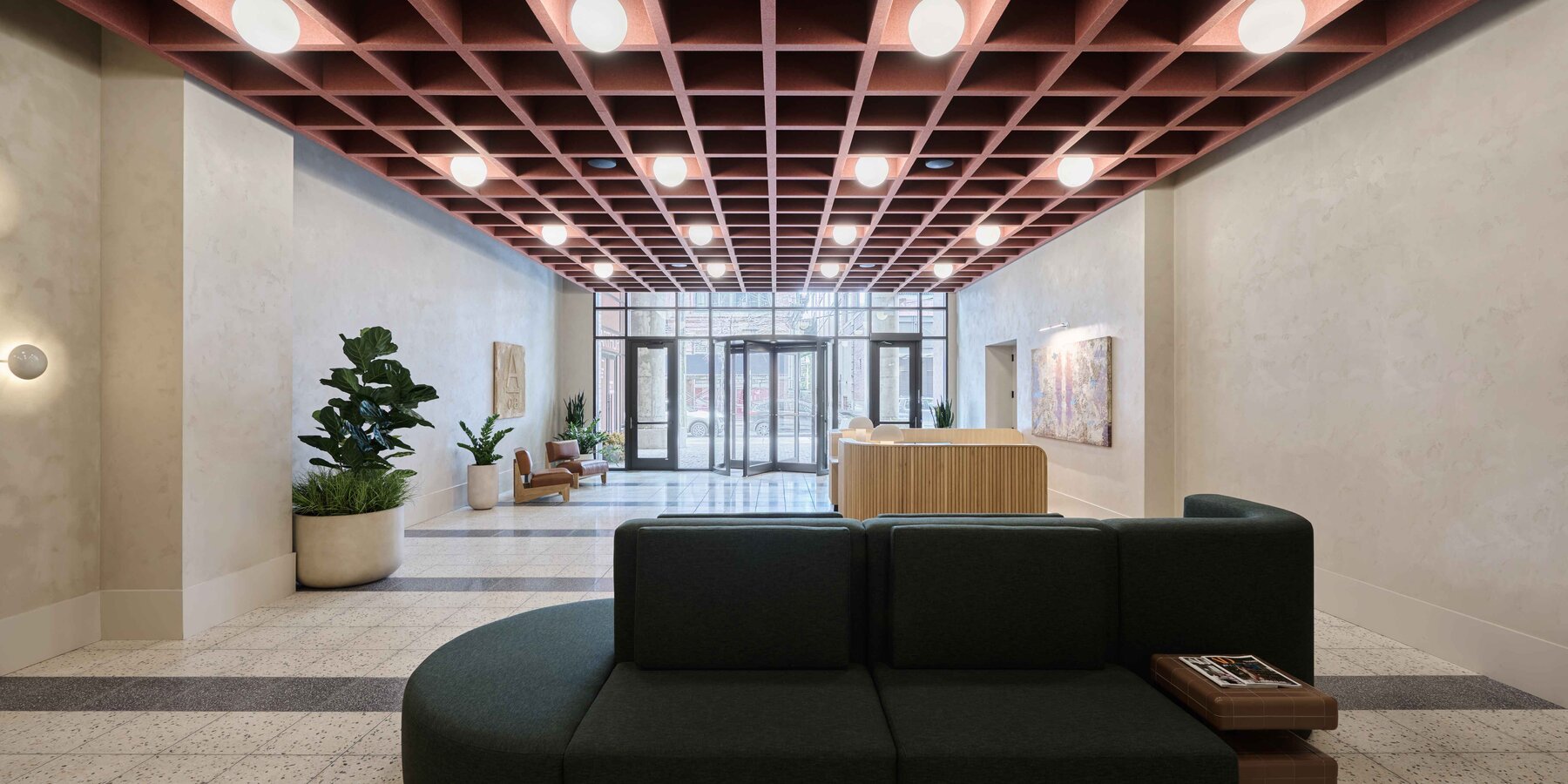 210 N Aberdeen Lobby