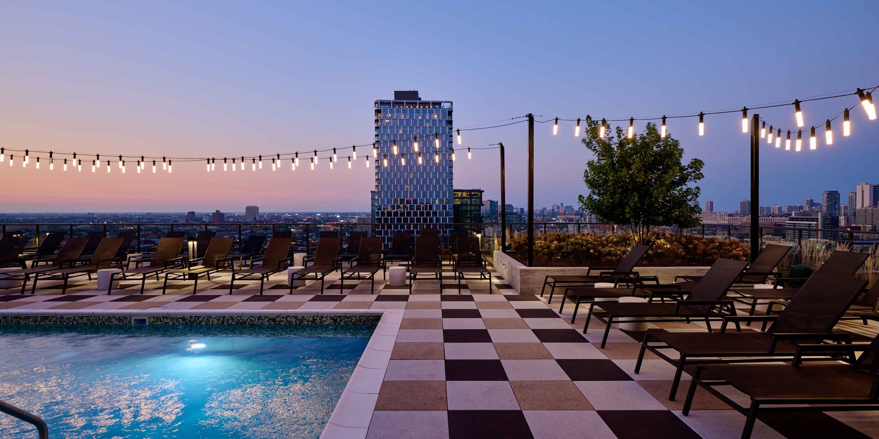 210 N Aberdeen Rooftop Terrace