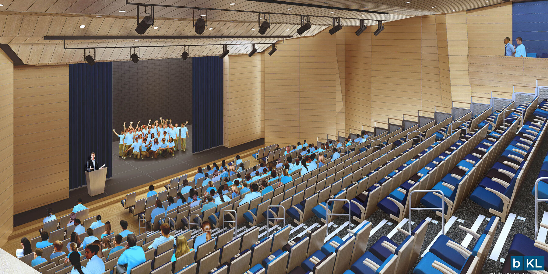 Chicago Top School Construction - Gems World Academy auditorium