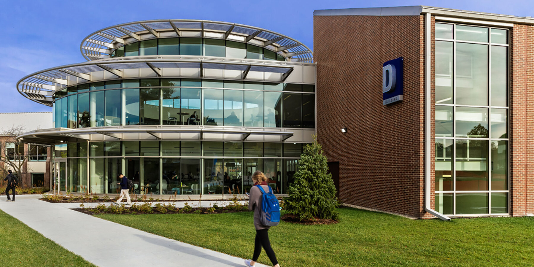 Higher education construction - Harper College campus exterior