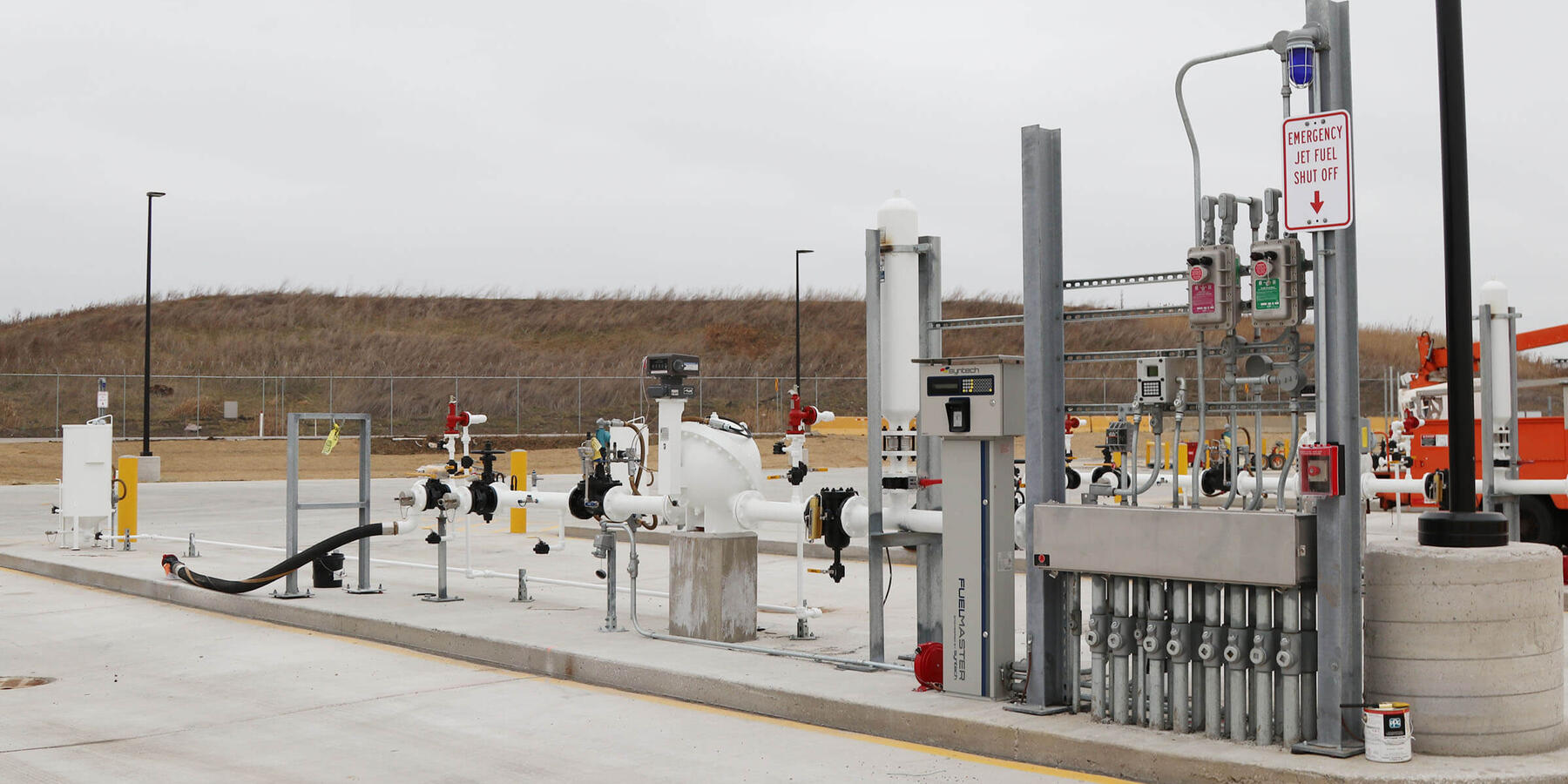 Chicago Airport Construction Company | O'Hare Fuel System exterior