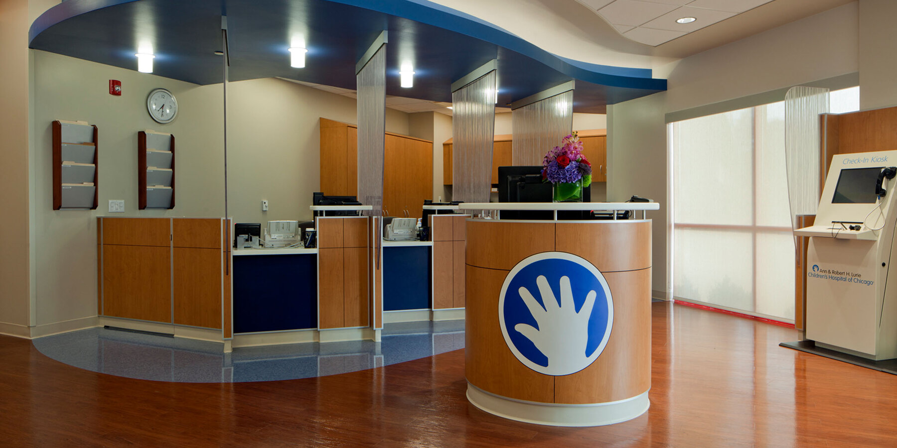 Heathcare Construction Chicago - Lurie Children's Hospital reception area
