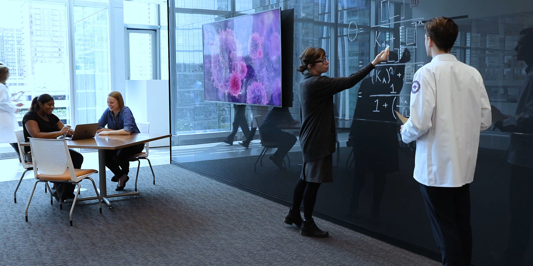 Science Lab Construction - Northwestern Simpson Querrey collaborative hub