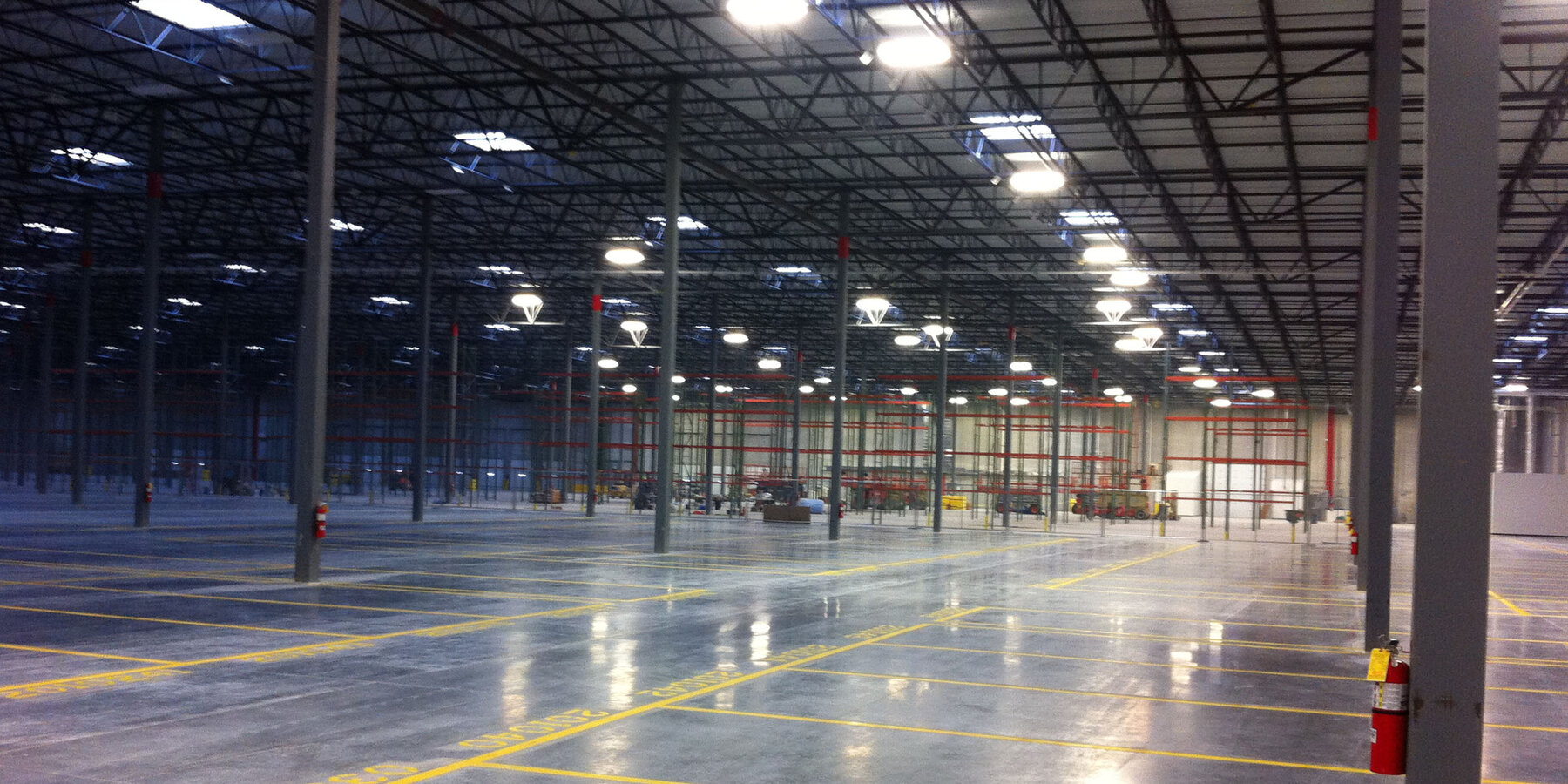 Industrial Construction & Renovation - Pinnacle XV Pactive interior warehouse