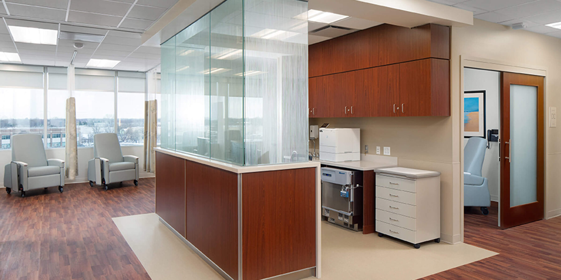 Chicago Healthcare Construction - Northwestern Glenview reception