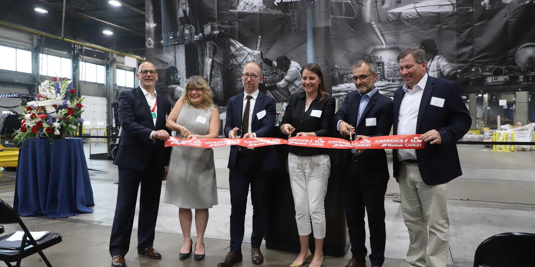 Air France's cargo facility grand opening