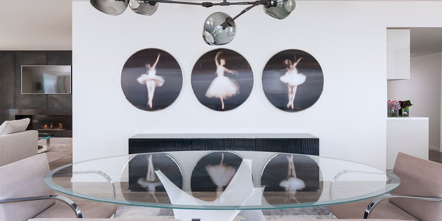 Chicago Luxury Home Builders - One Magnificent Mile living room