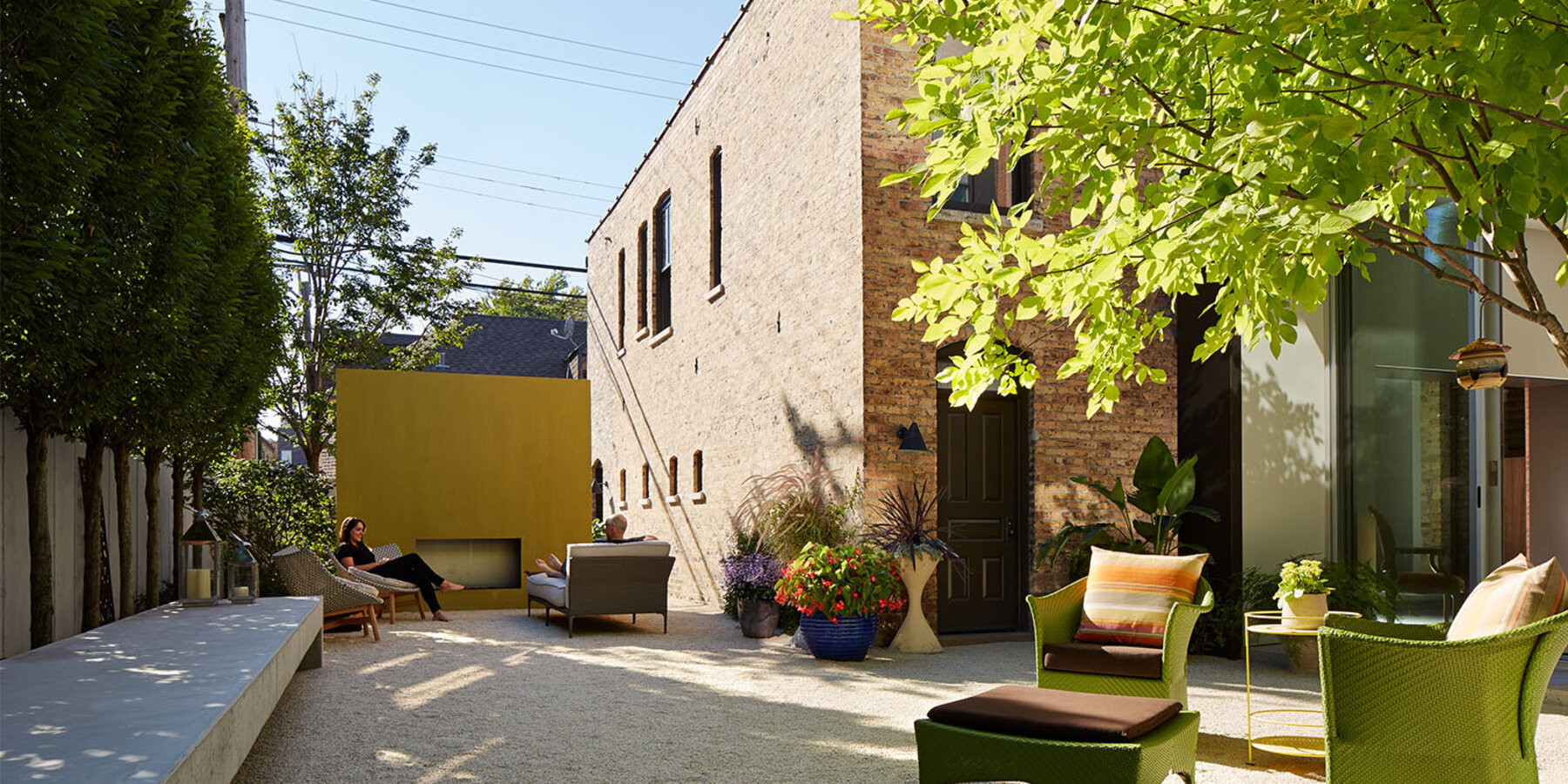 Custom Home Builders Chicago - Wicker Park Residence backyard patio