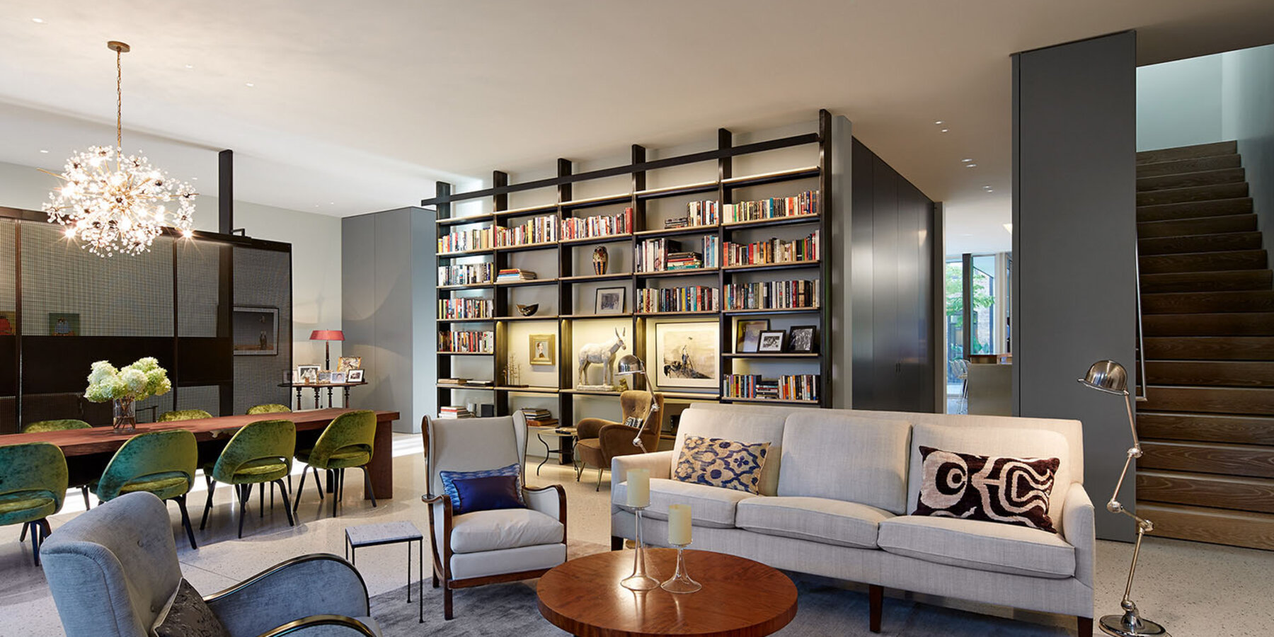 Custom Home Builders Chicago - Wicker Park Residence living room