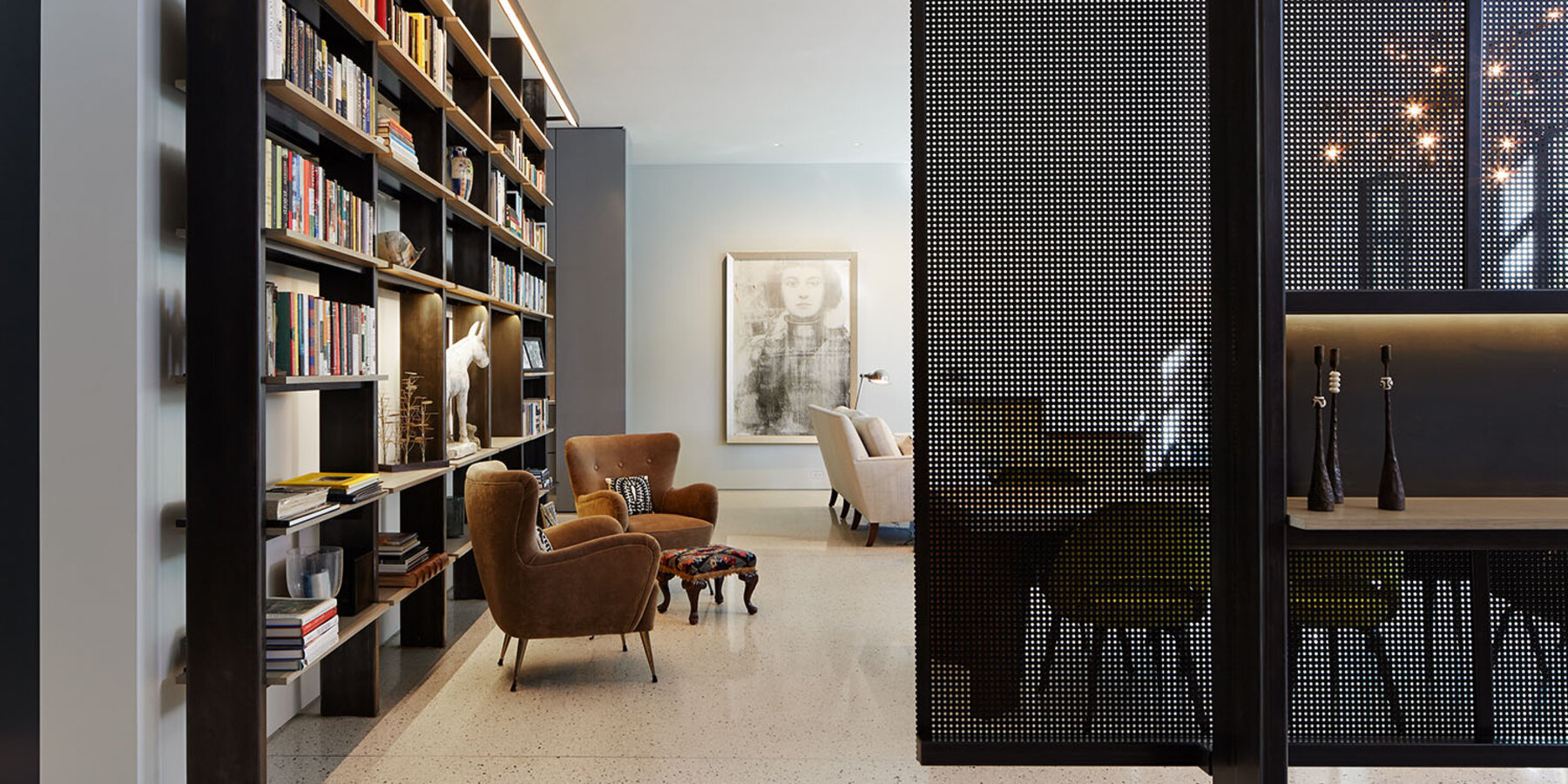 Custom Home Builders Chicago - Wicker Park Residence living and dining space