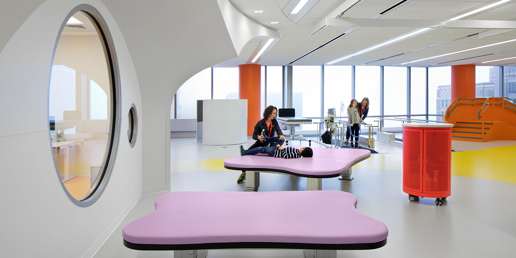 Healthcare Construction Projects - Shirley Ryan AbilityLab physical therapy for kids