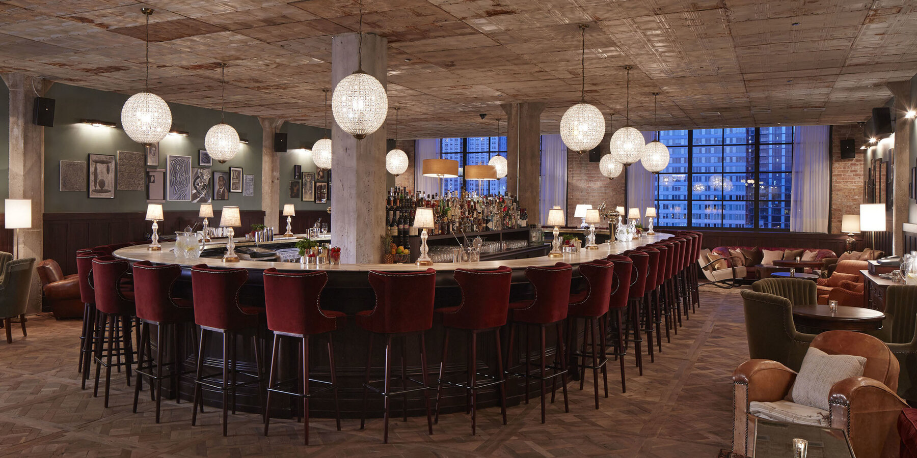 Chicago Hotel Construction - Soho House Chicago restaurant and bar
