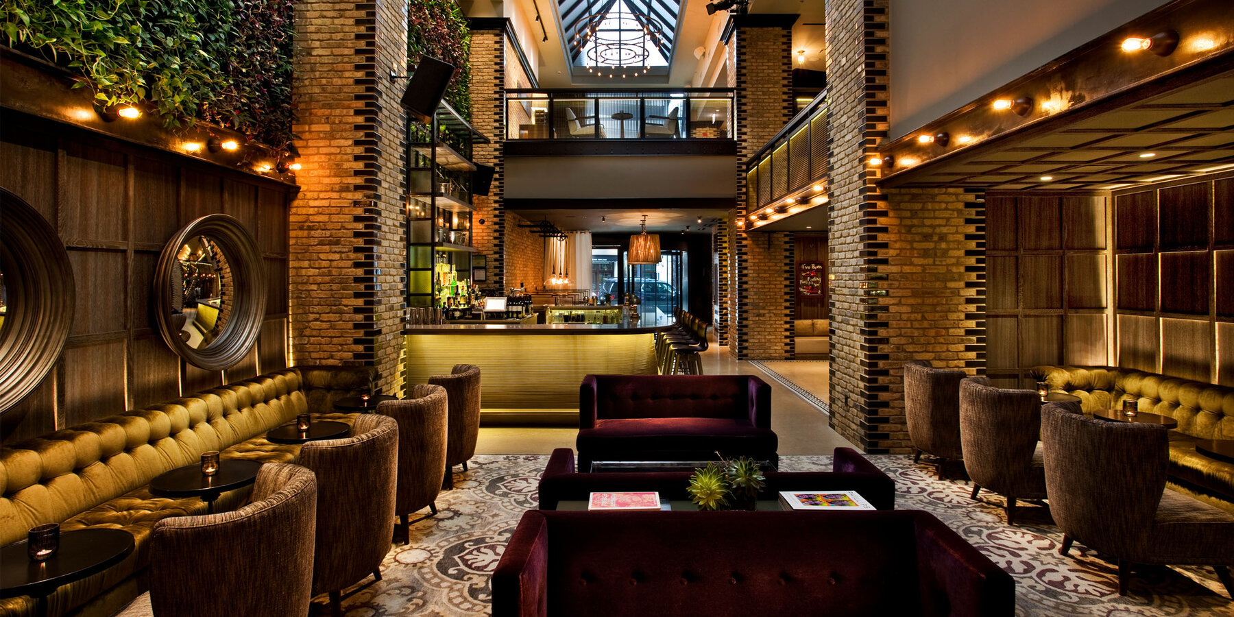 Luxury Restaurant Construction Chicago - Nico Osteria lounge seating