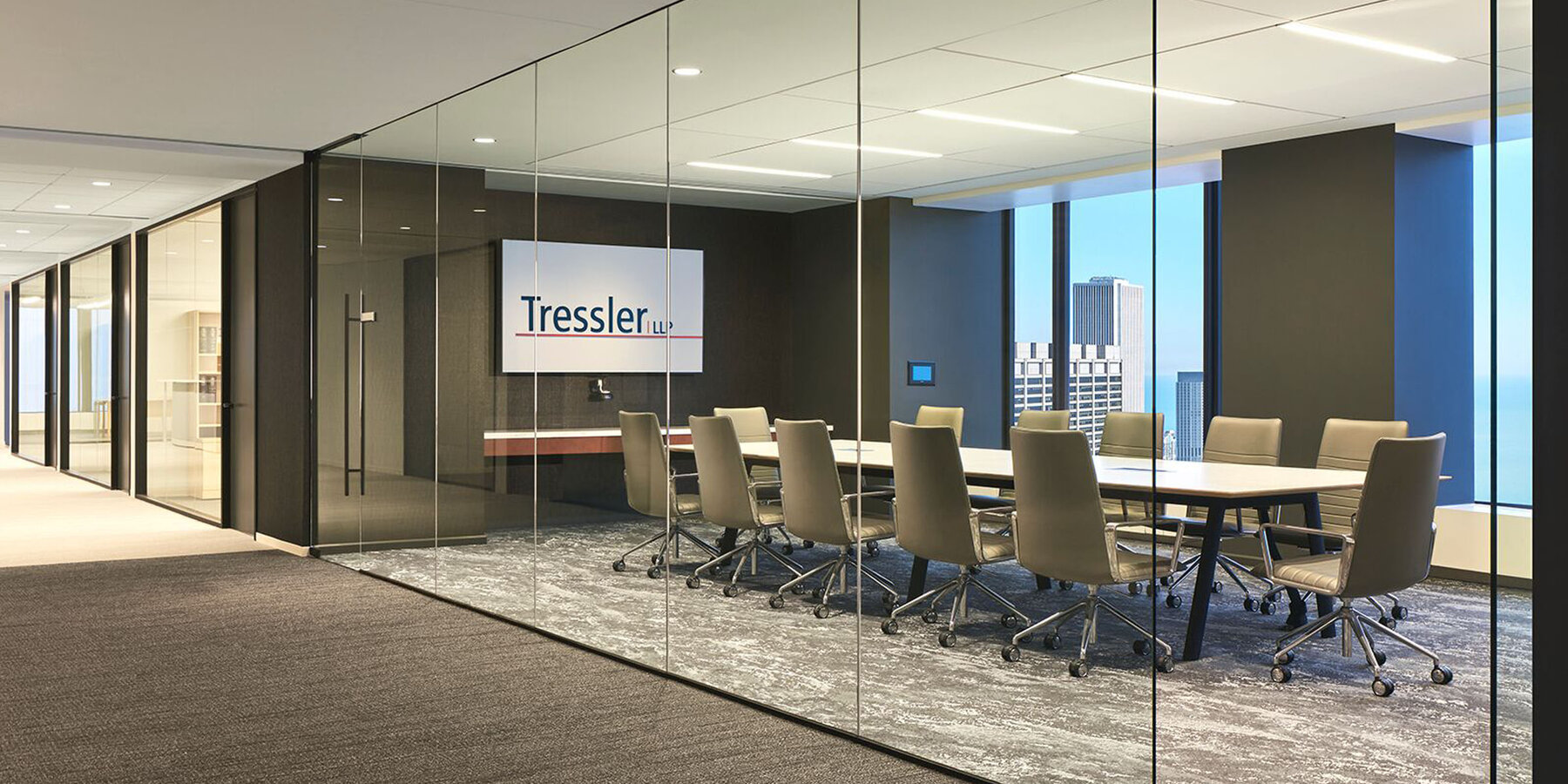 Chicago Office Construction - Tressler Willis Tower conference room