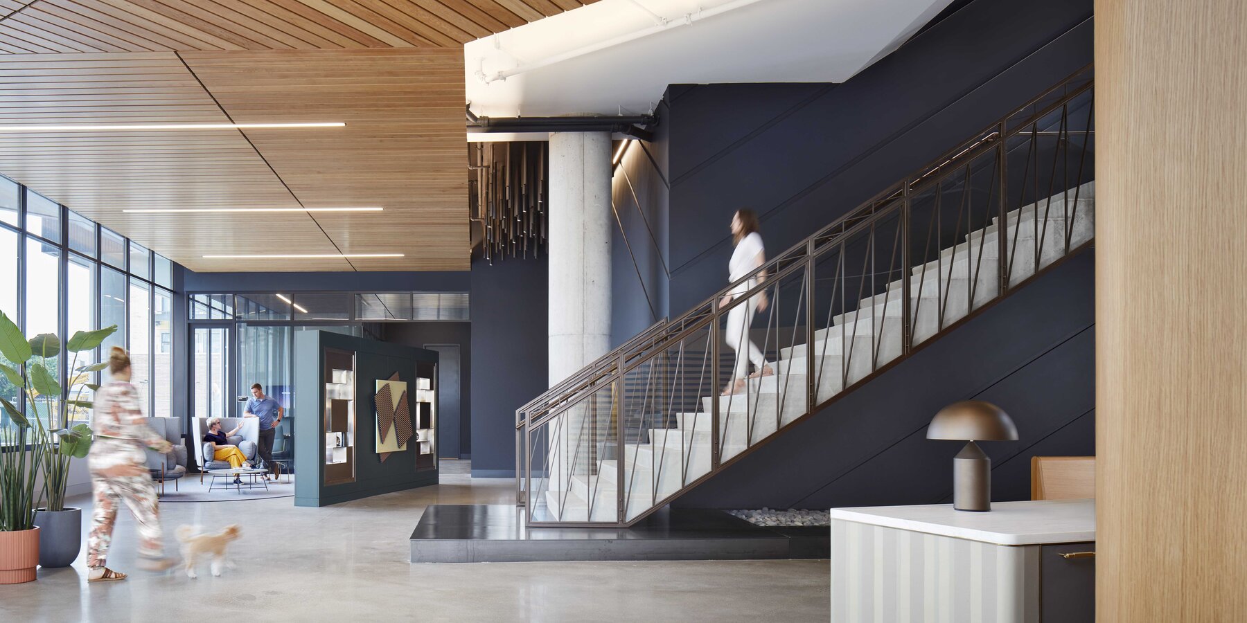 Triangle Square Lobby