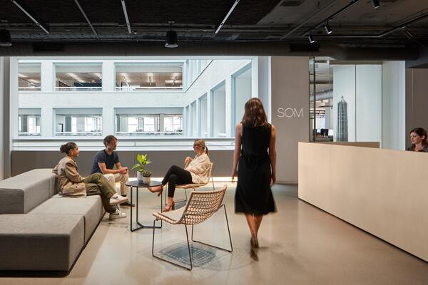 CHICAGO COMMERCIAL OFFICE RENOVATION- SKIDMORE, OWINGS & MERRILL INTERNAL