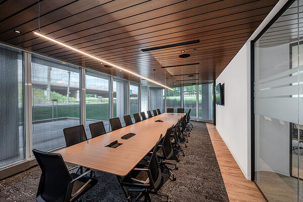 Chicago Corporate Office Renovation - Komatsu board room