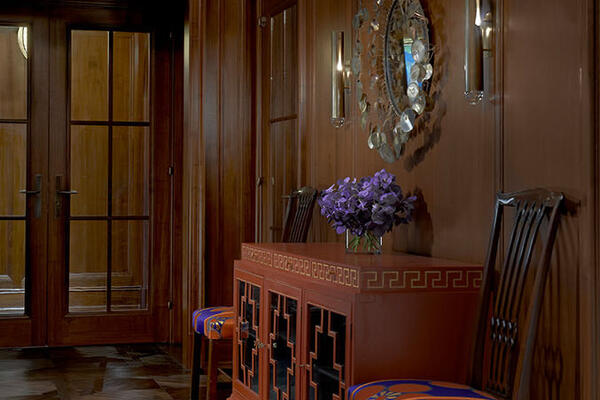 Luxury Custom Home Builders - Waldorf Astoria Residence hallway and foyer