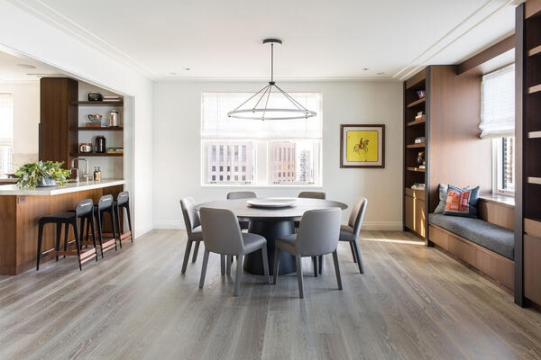 Luxury Residential Home Construction - Drake Tower Chicago dining room