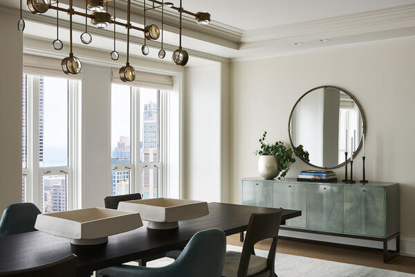 Chicago Luxury Home Builders - Waldorf Astoria dining room