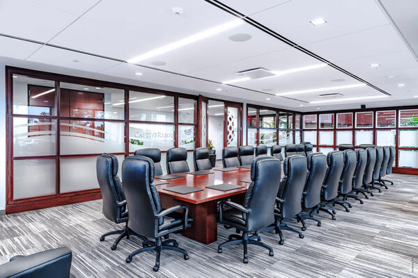 Corporate Interiors Construction Chicago - Captive Itasca conference room