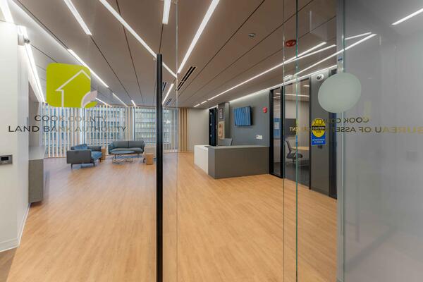 CORPORATE INTERIORS CONSTRUCTION CHICAGO - COOK COUNTY BUREAU OF ASSET MANAGEMENT LOBBY