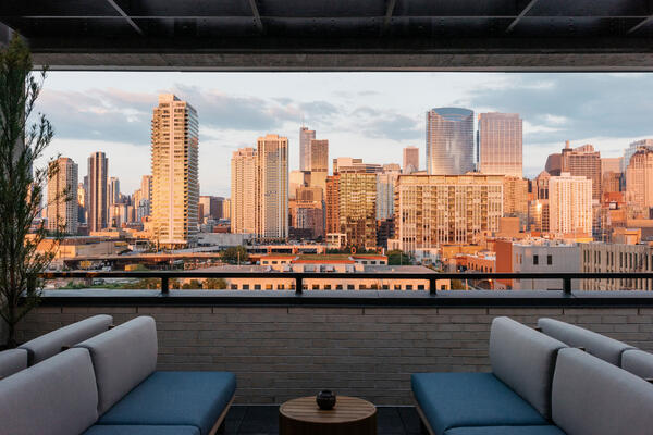 Chicago Restaurant Construction - Ace Hotel Restaurants rooftop bar view