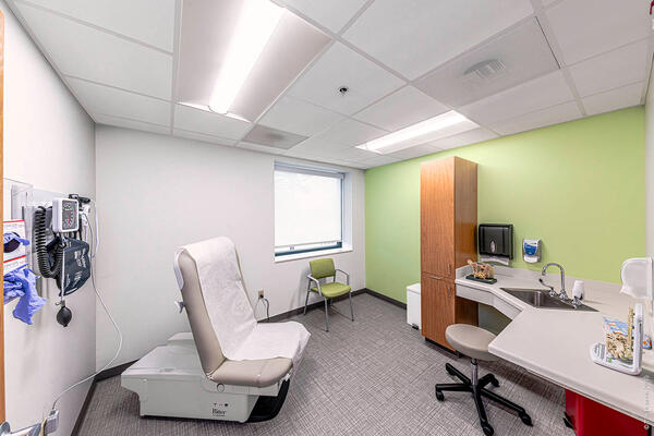 Healthcare and Hospital Construction - Amita Health interior