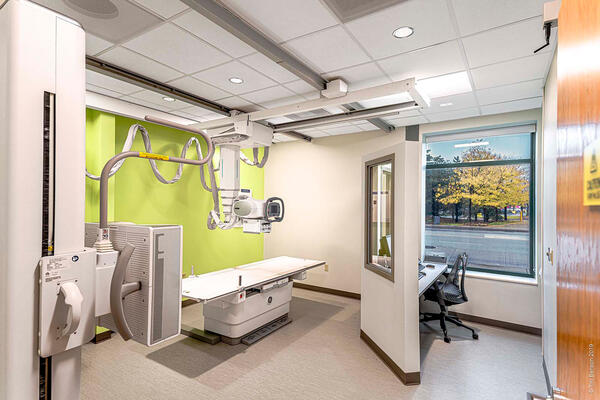 Healthcare and Hospital Construction - Amita Health patient room