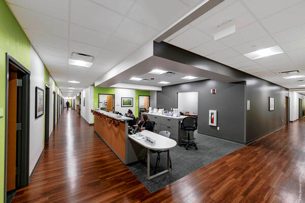 Healthcare and Hospital Construction - Amita Health interior waiting room