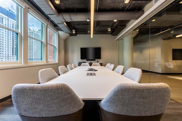 INTERIOR CORPORATE CONSTRUCTION - LEVIN AND PERCONTI BOARD ROOM