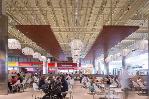Retail & Mall Construction Company - Fashion Outlets Chicago food court