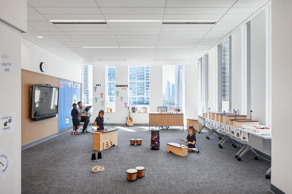 Chicago Top School Construction - Gems World Academy classroom