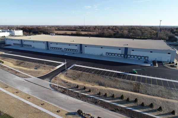 Industrial Construction - I88 and Mitchell Road Warehouse exterior